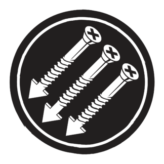 Circular SAFC Logo with black background